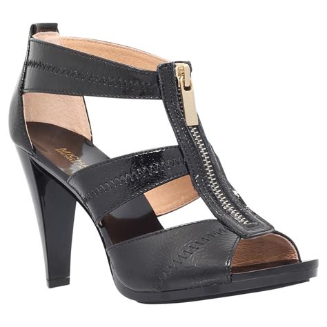 michael kors leather sandal heels|michael kors high heels sandals.